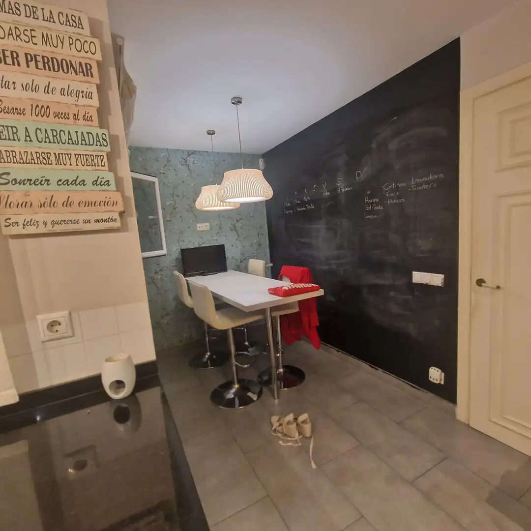 Kitchen of Flat for sale in Madrid  with Air Conditioner, Heating and Private garden