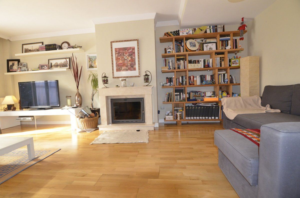 Living room of Single-family semi-detached for sale in Doñinos de Salamanca  with Heating, Terrace and Storage room