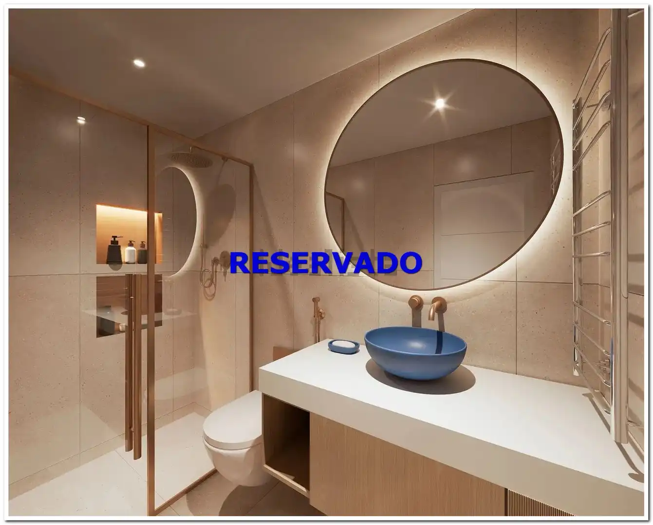 Badezimmer von Wohnung zum Verkauf in Daganzo de Arriba mit Klimaanlage, Heizung und Terrasse