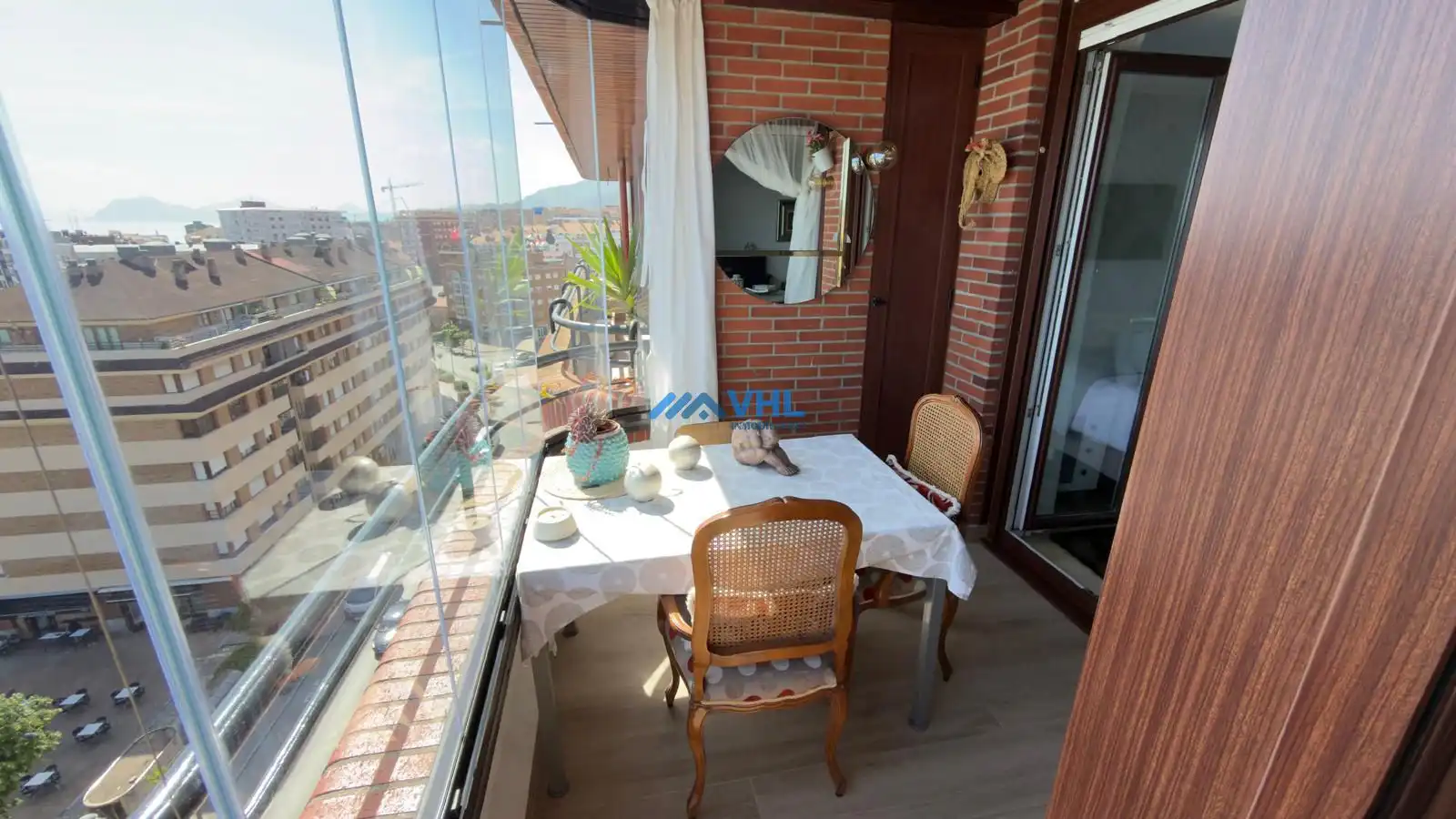 Terrasse von Wohnung zum Verkauf in Castro-Urdiales mit Klimaanlage, Heizung und Terrasse