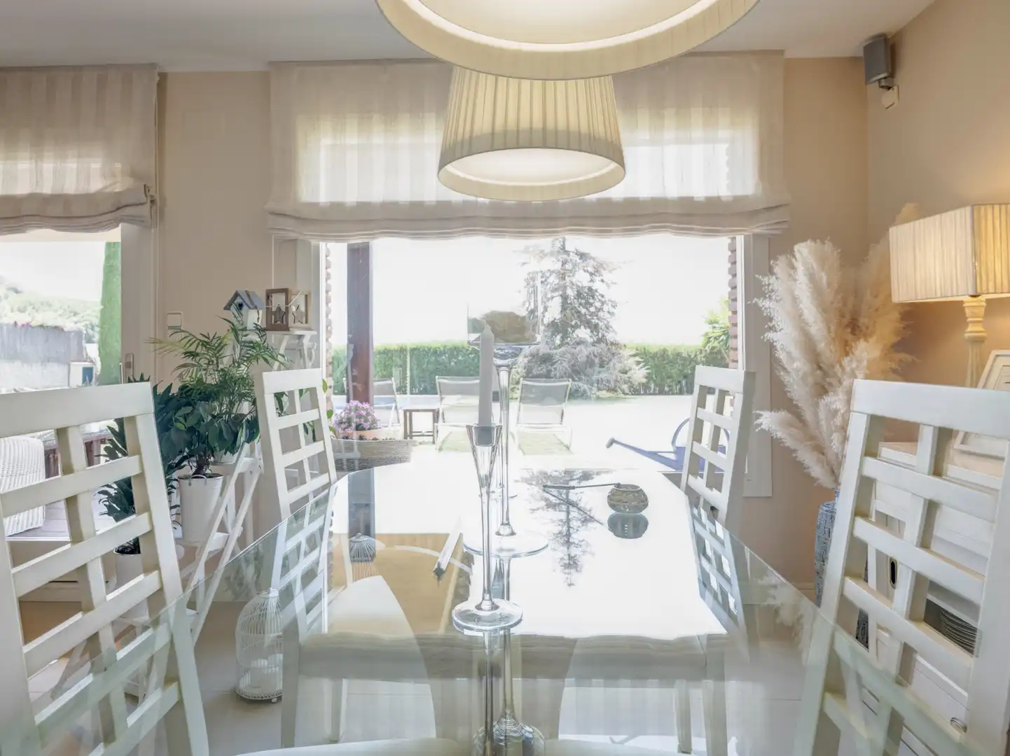 Dining room of Houses for sale in Sant Andreu de Llavaneres  with Air Conditioner, Heating and Private garden