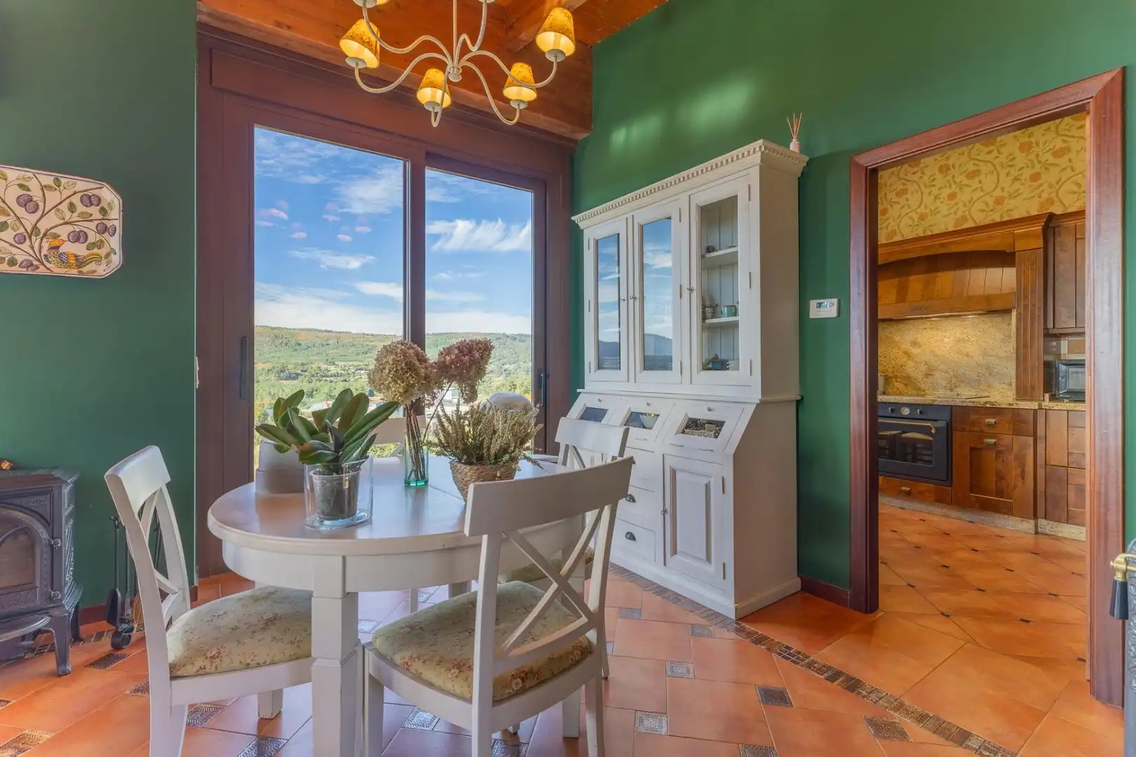 Comedor de Casa o chalet en venta en A Cañiza   con Calefacción, Jardín privado y Terraza