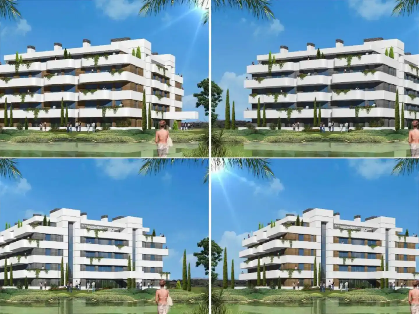 Vista exterior de Piso en venta en  Madrid Capital con Aire acondicionado, Piscina y Balcón