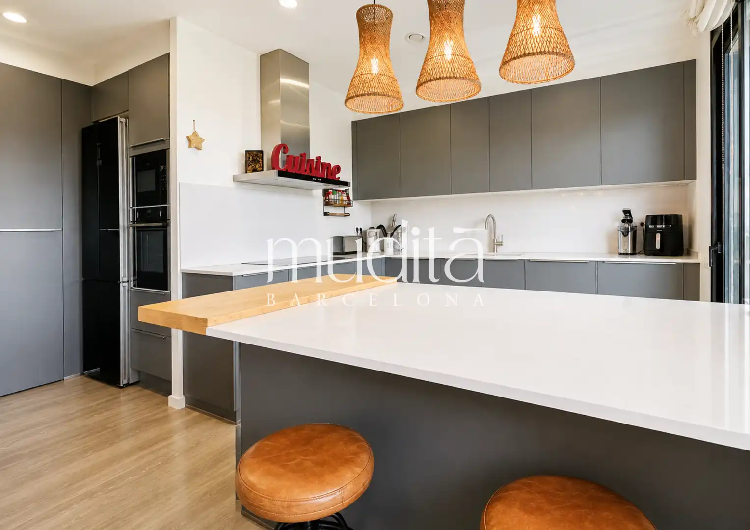 Kitchen of Attic for sale in L'Ametlla del Vallès  with Heating, Private garden and Terrace