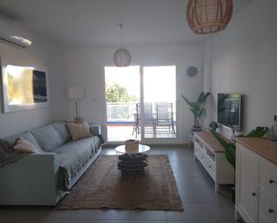 Living room of Flat to rent in Oliva  with Air Conditioner, Terrace and Swimming Pool