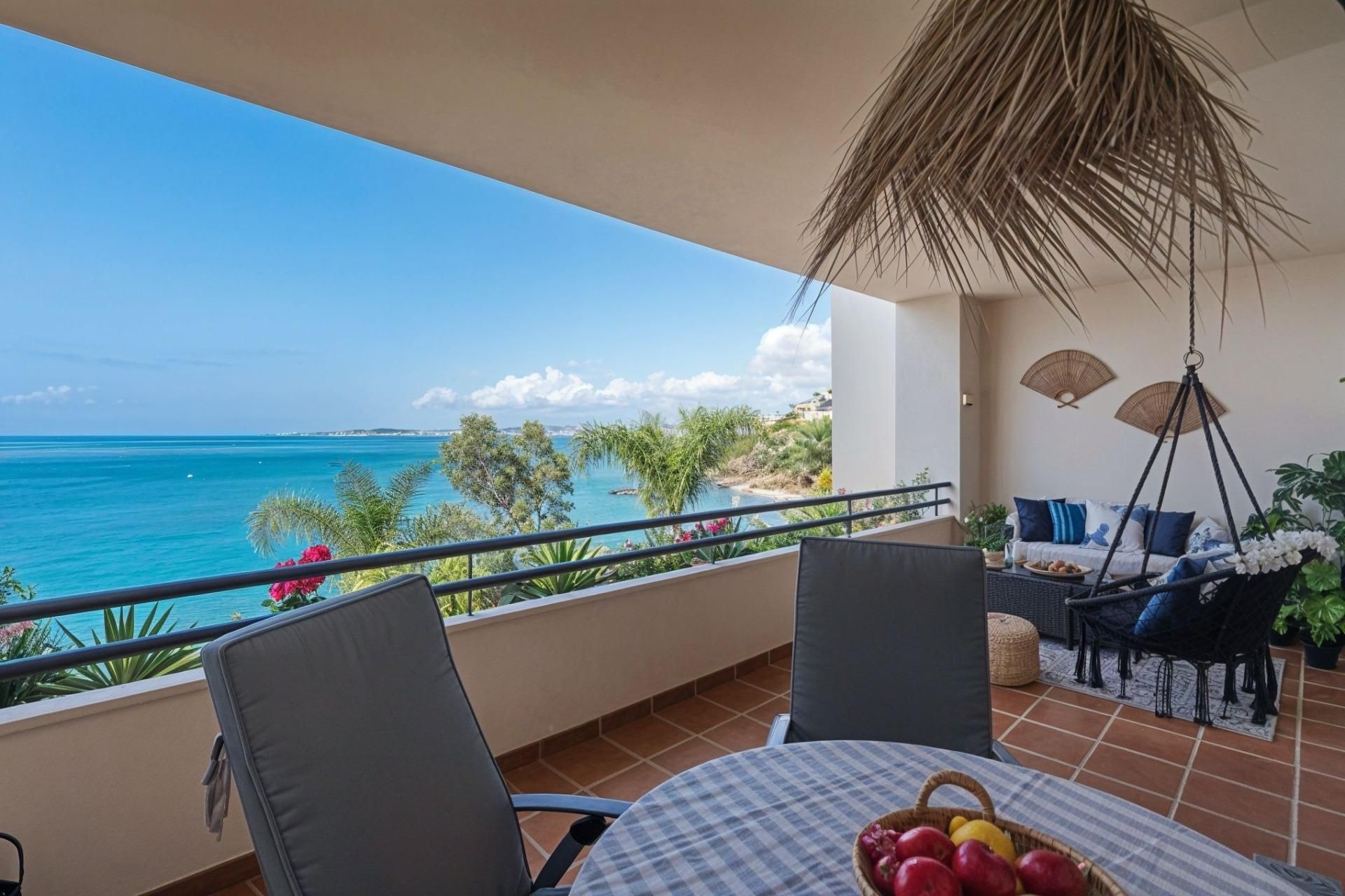 Terraza de Piso en venta en Benalmádena con Aire acondicionado, Jardín privado y Terraza