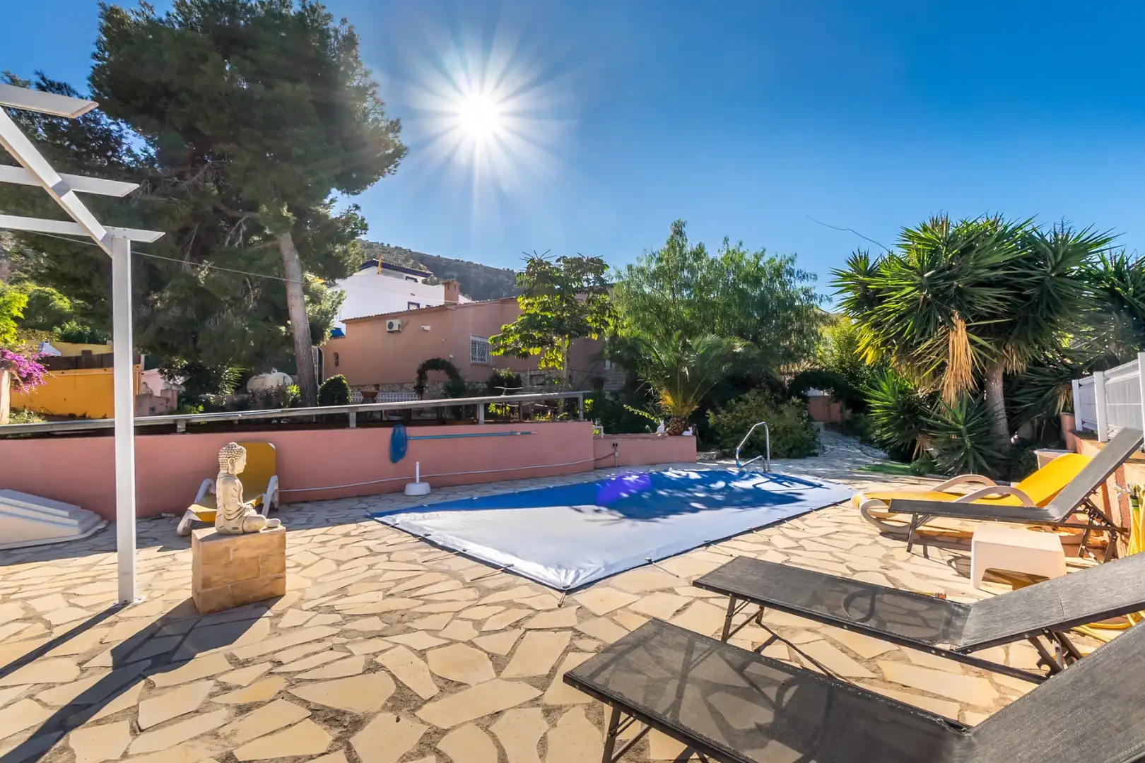 Garten von Haus oder Chalet zum Verkauf in L'Alfàs del Pi mit Schwimmbad