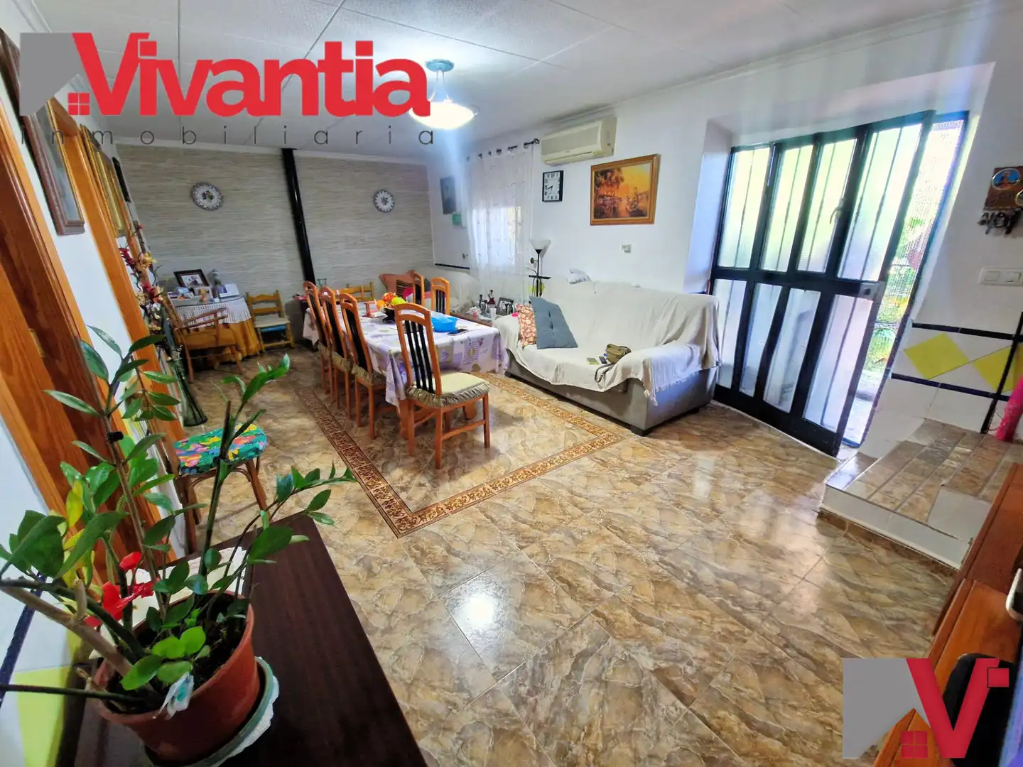 Living room of Houses for sale in Lorca  with Air Conditioner, Private garden and Terrace