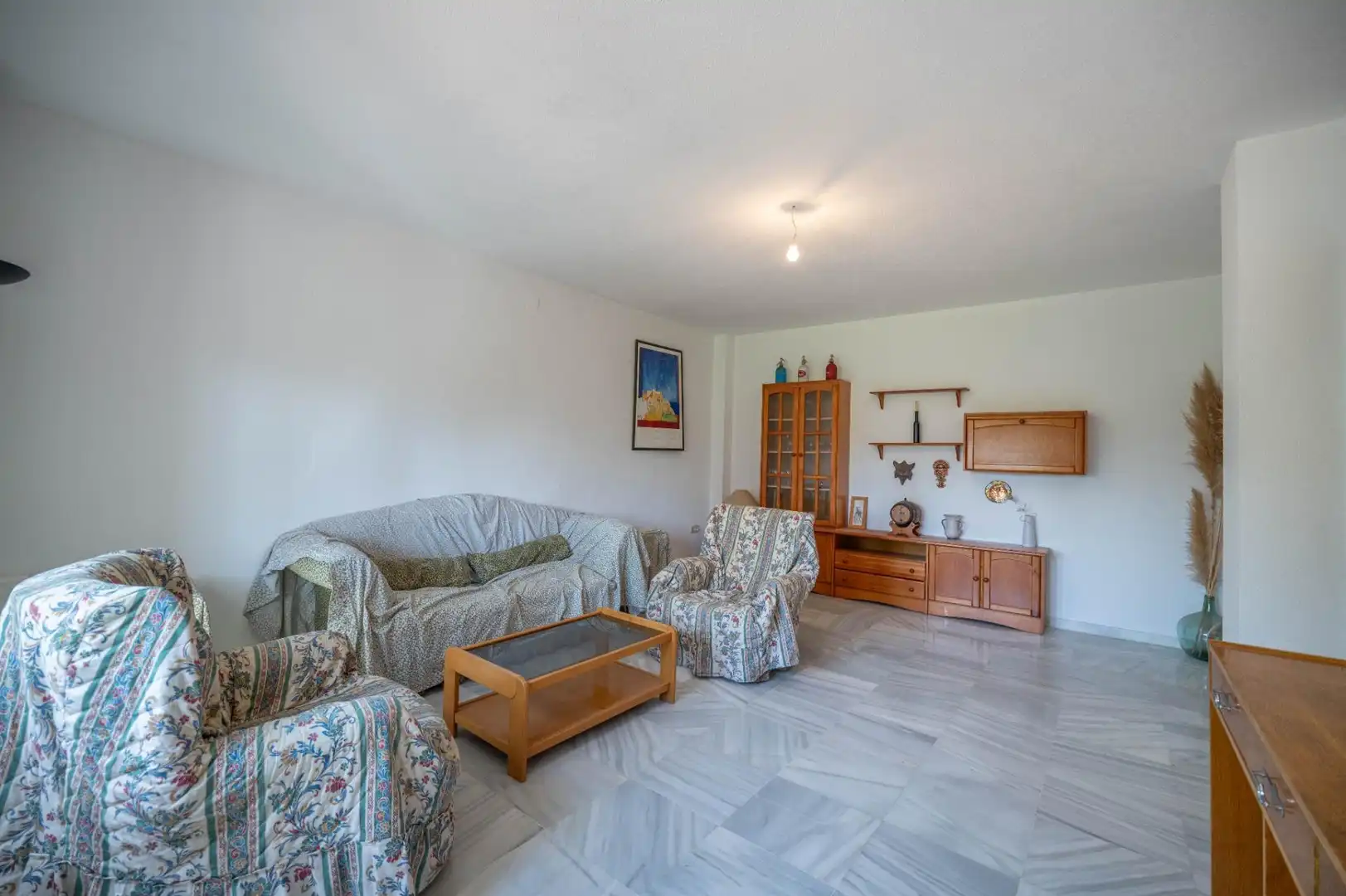 Sala de estar de Casa o chalet en venta en Las Gabias con Calefacción, Jardín privado y Terraza