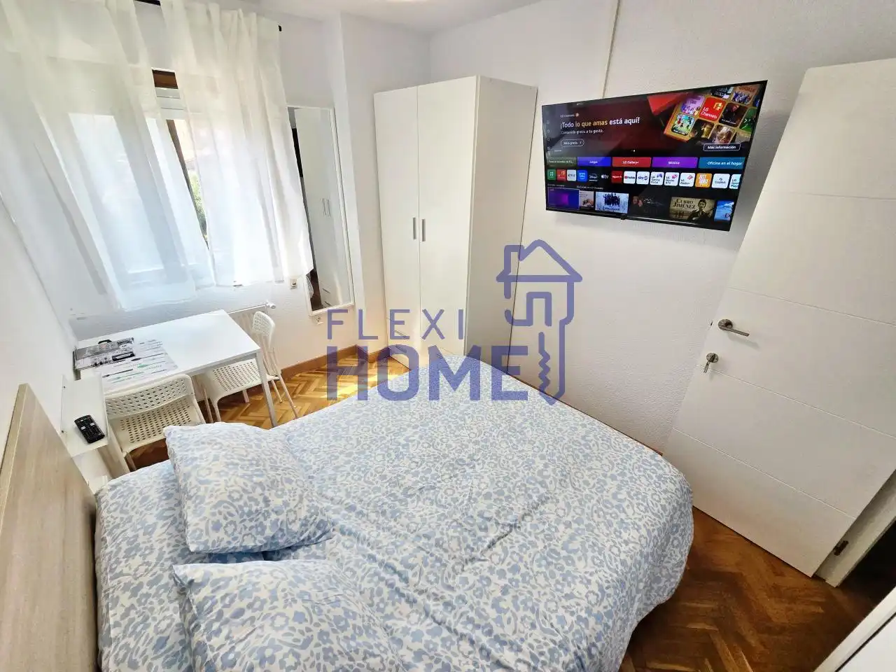 Habitación de Piso para compartir en Guadalajara con Calefacción, Parquet y Amueblado