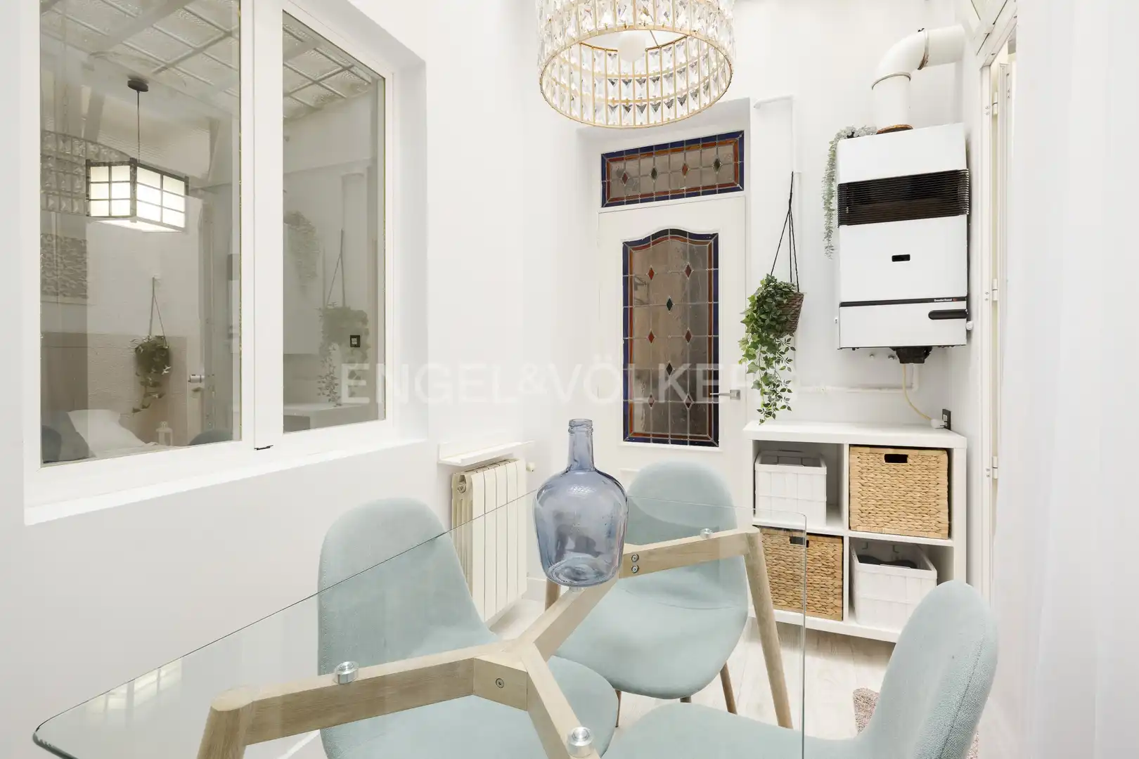 Comedor de Piso de alquiler en Madrid con Aire acondicionado, Calefacción y Amueblado