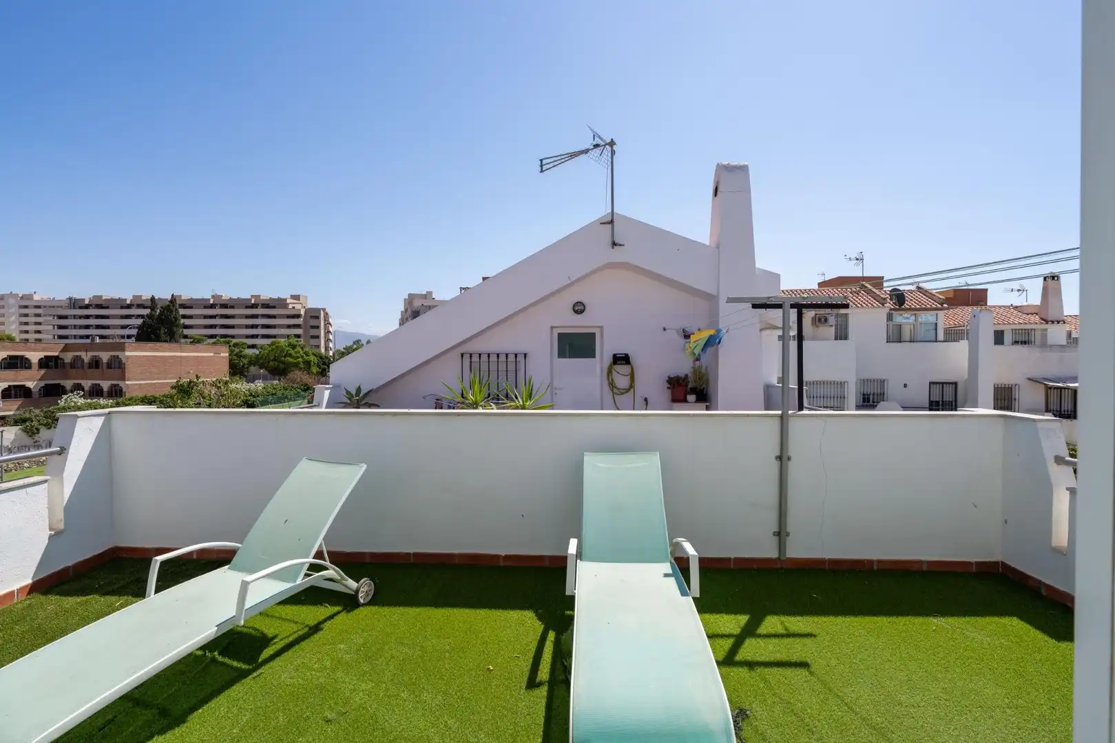 Terraza de Casa adosada en venta en Almería con Aire acondicionado, Terraza y Trastero