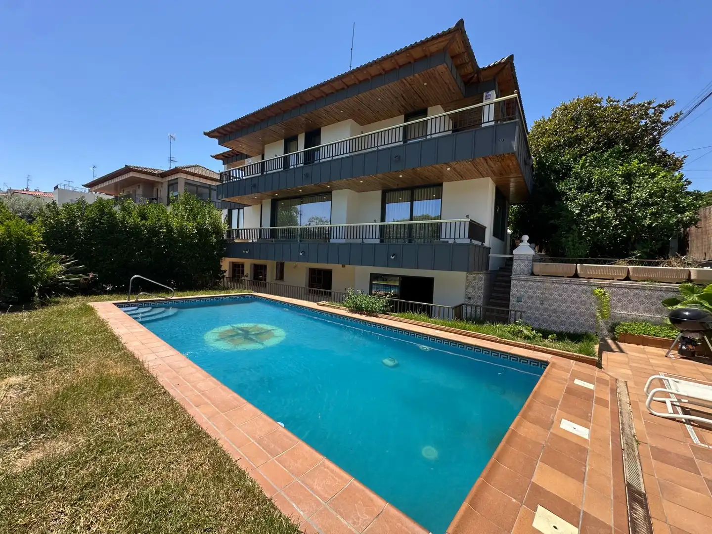 Swimming pool of Houses for sale in Cunit  with Air Conditioner, Private garden and Terrace