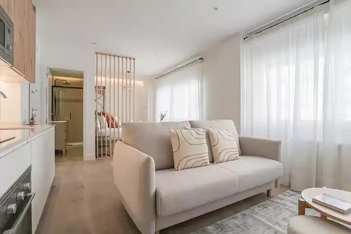 Wohnzimmer von Wohnung zum Verkauf in Madrid mit Heizung
