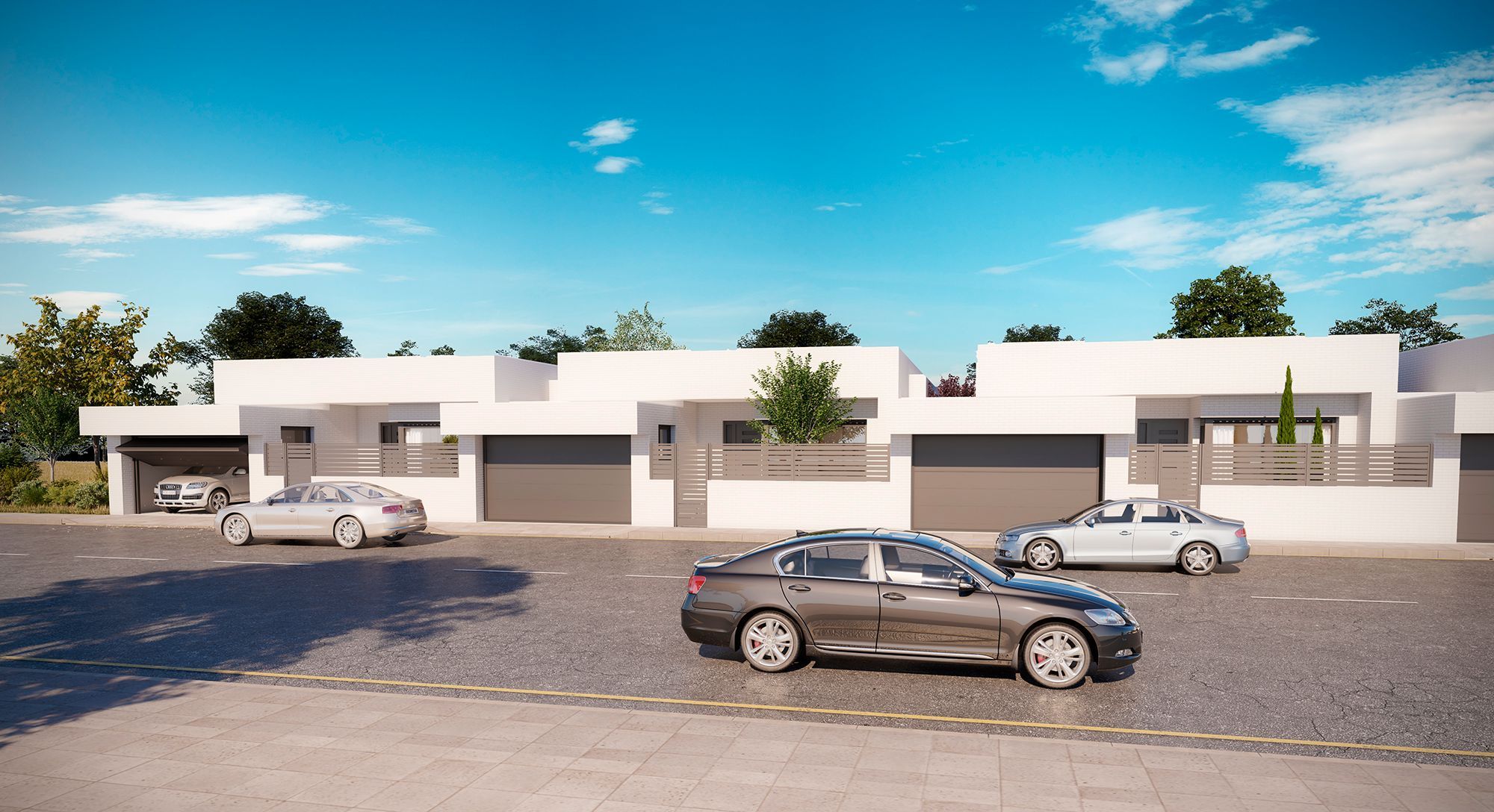 Vista exterior de Casa o xalet en venda en Gerindote amb Calefacció, Jardí privat i Terrassa