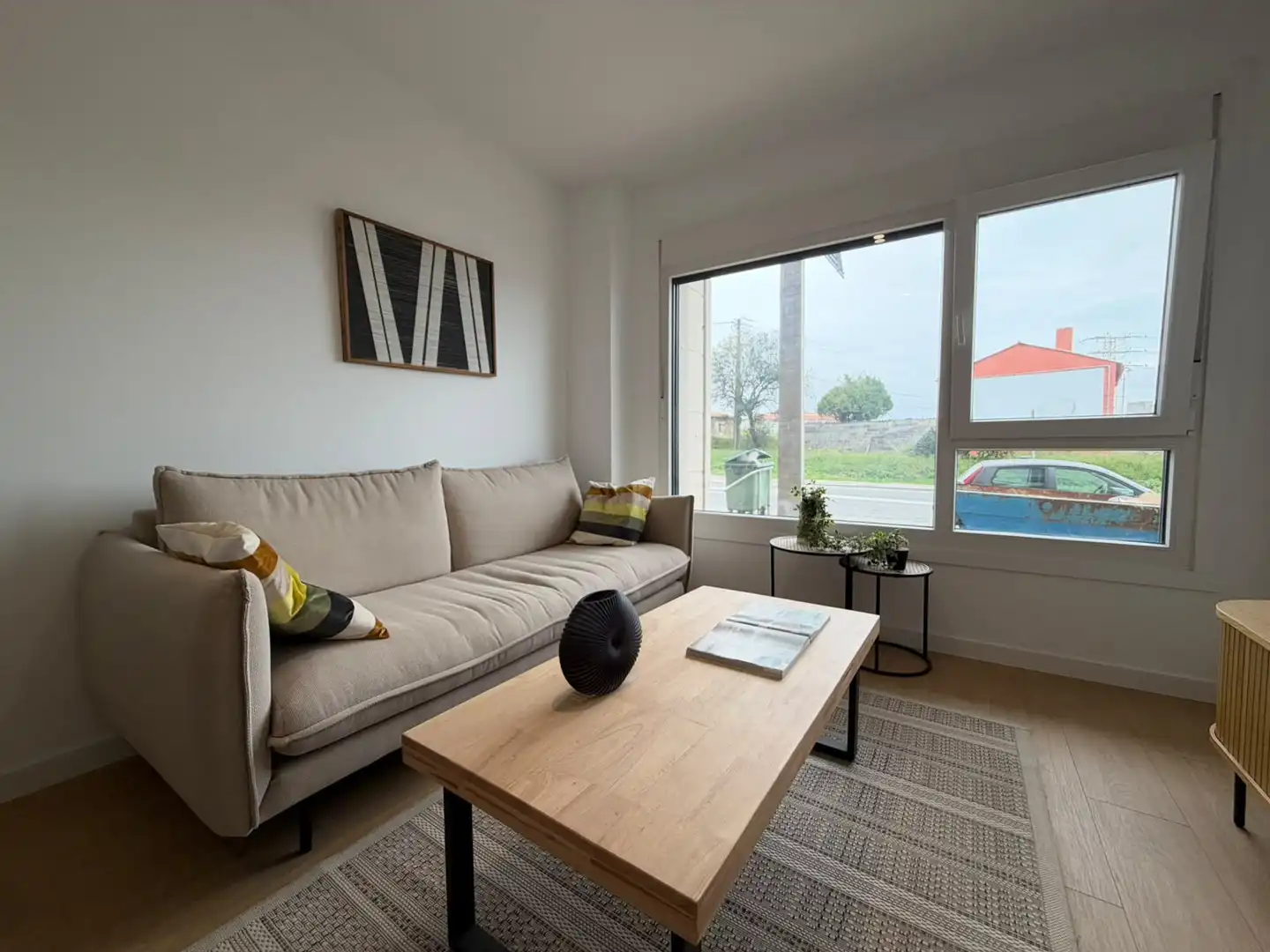 Sala de estar de Piso en venta en A Malata - Catabois - Ciudad Jardín