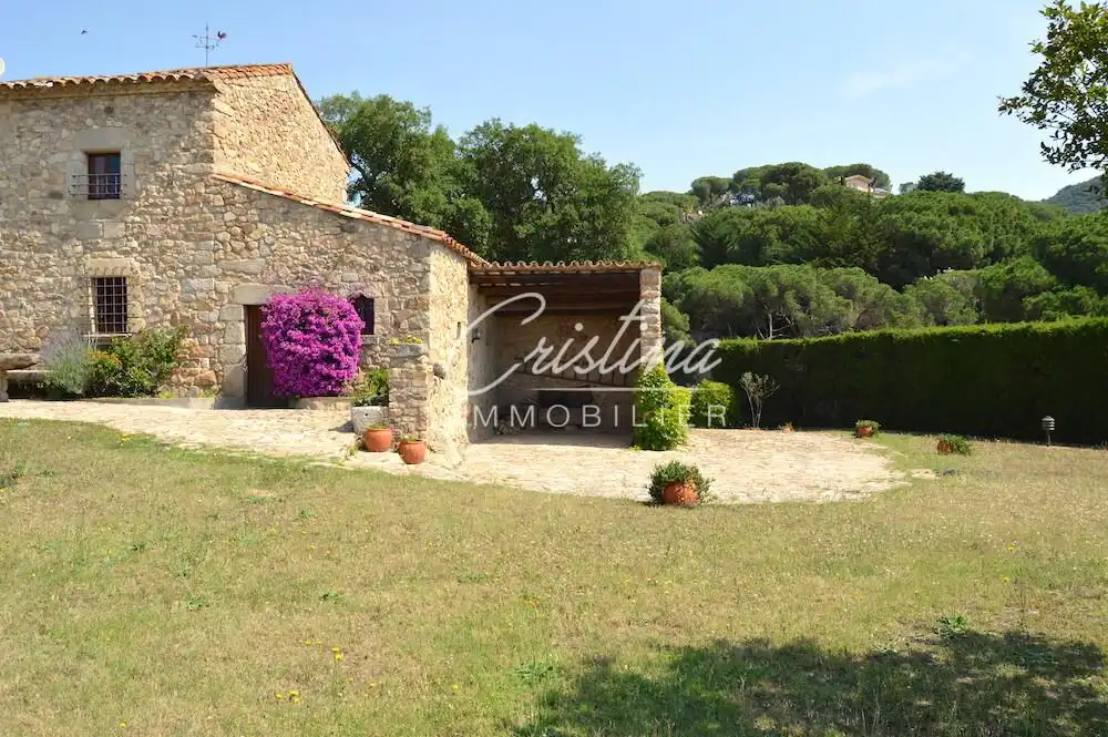 Außenansicht von Country house zum Verkauf in Santa Cristina d'Aro mit Heizung, Privatgarten und Schwimmbad