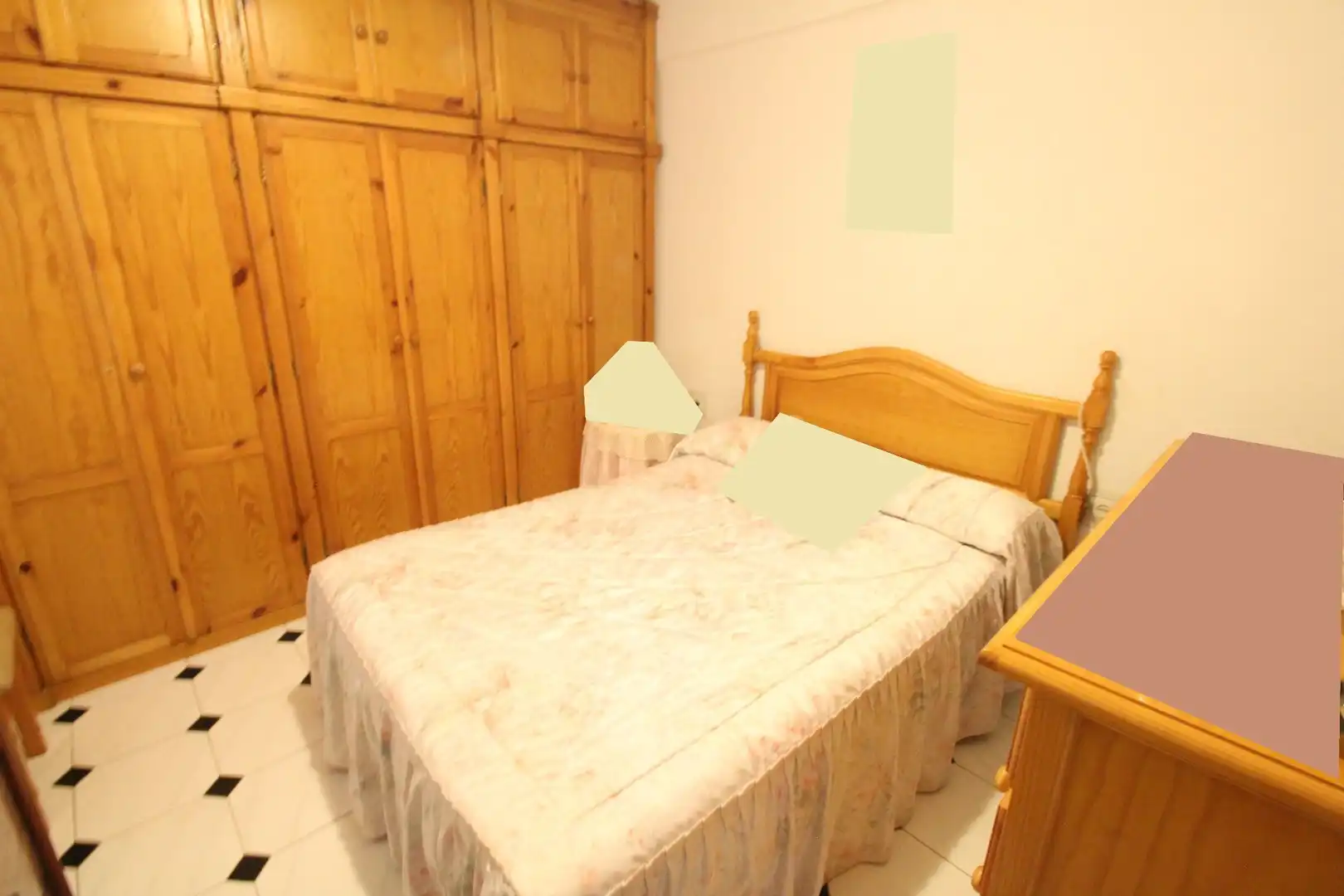 Bedroom of Flat for sale in Málaga
