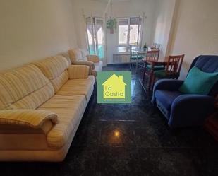 Living room of Flat for sale in  Albacete Capital  with Terrace and Balcony