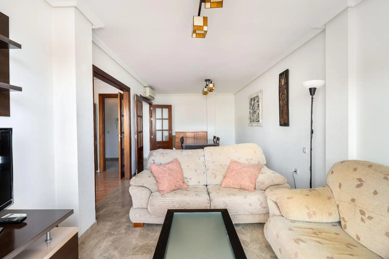 Sala de estar de Piso en venta en Almería con Aire acondicionado, Calefacción y Terraza