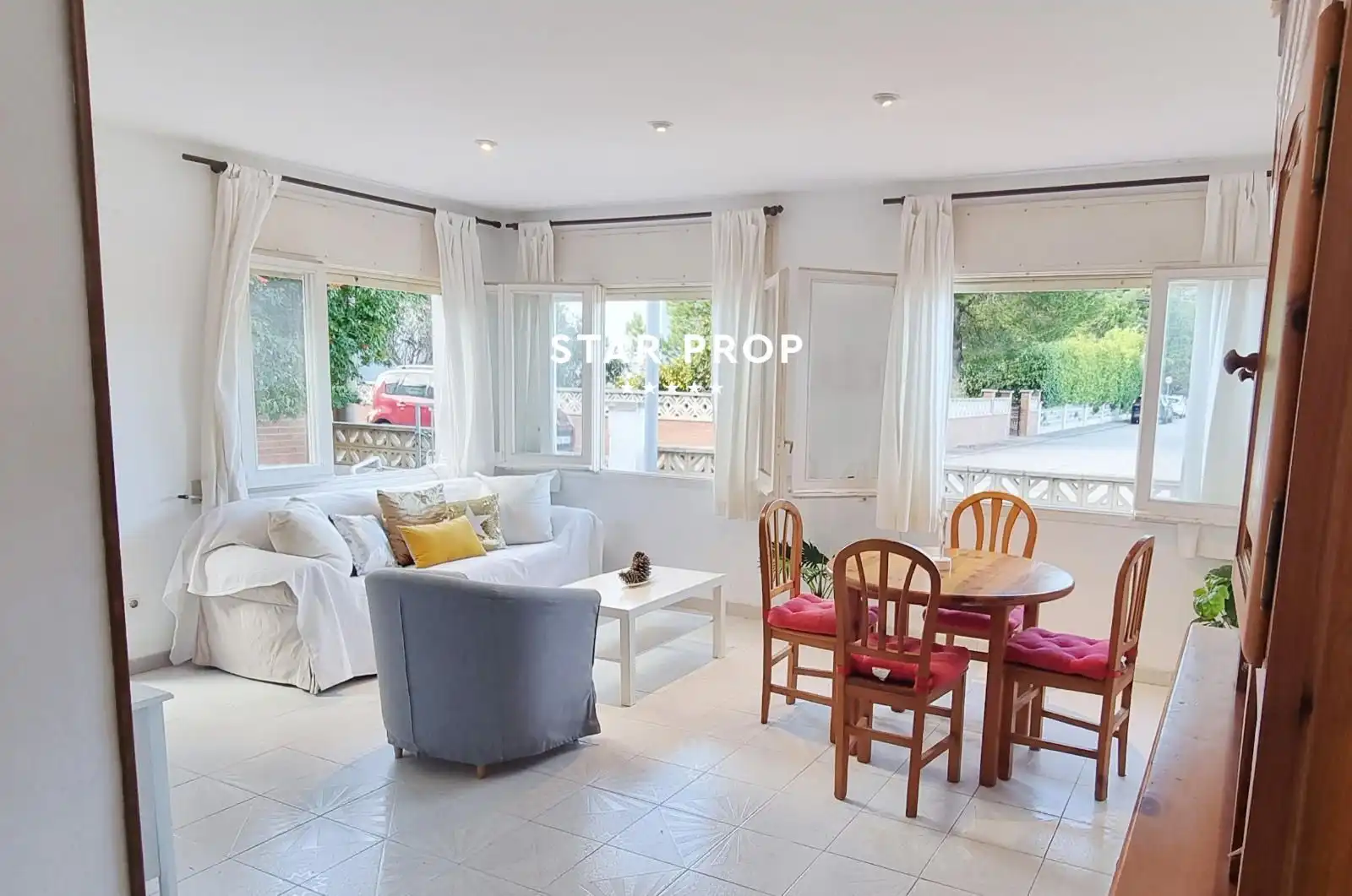 Living room of Flat for sale in Colera  with Terrace, Furnished and Oven