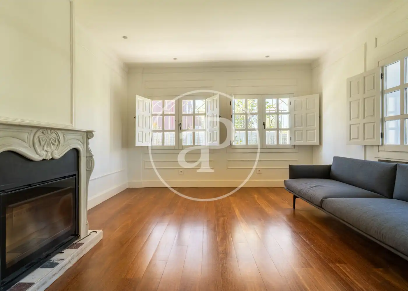 Sala de estar de Casa o chalet de alquiler en Madrid con Aire acondicionado, Calefacción y Jardín privado
