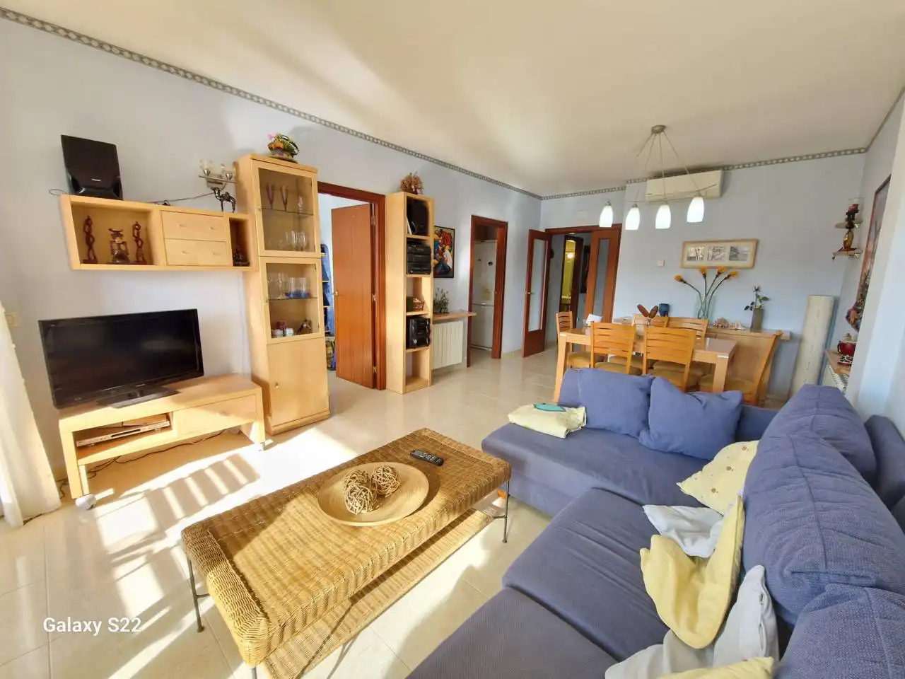 Living room of Flat for rent in Cubelles  with Air Conditioner, Heating and Terrace