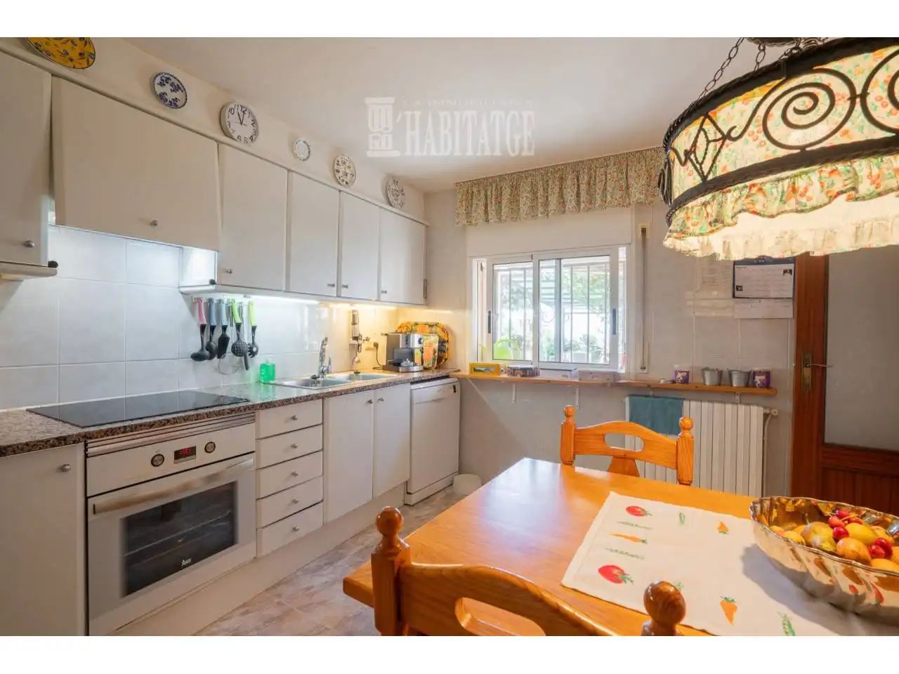 Kitchen of Houses for sale in Sant Hilari Sacalm  with Air Conditioner, Heating and Private garden