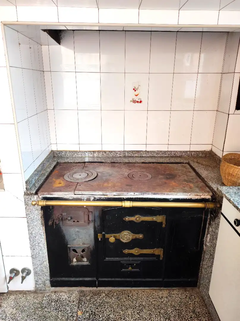 Cocina de Casa o chalet en venta en Carral con Jardín privado y Terraza