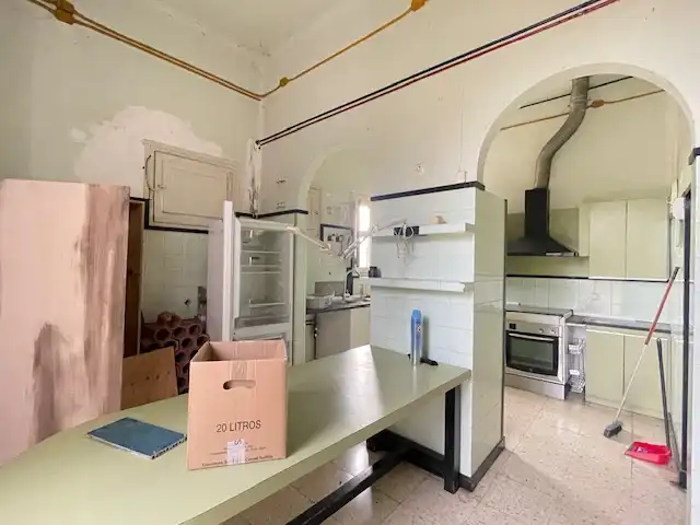 Küche von Country house zum Verkauf in Viladecavalls mit Klimaanlage, Heizung und Privatgarten