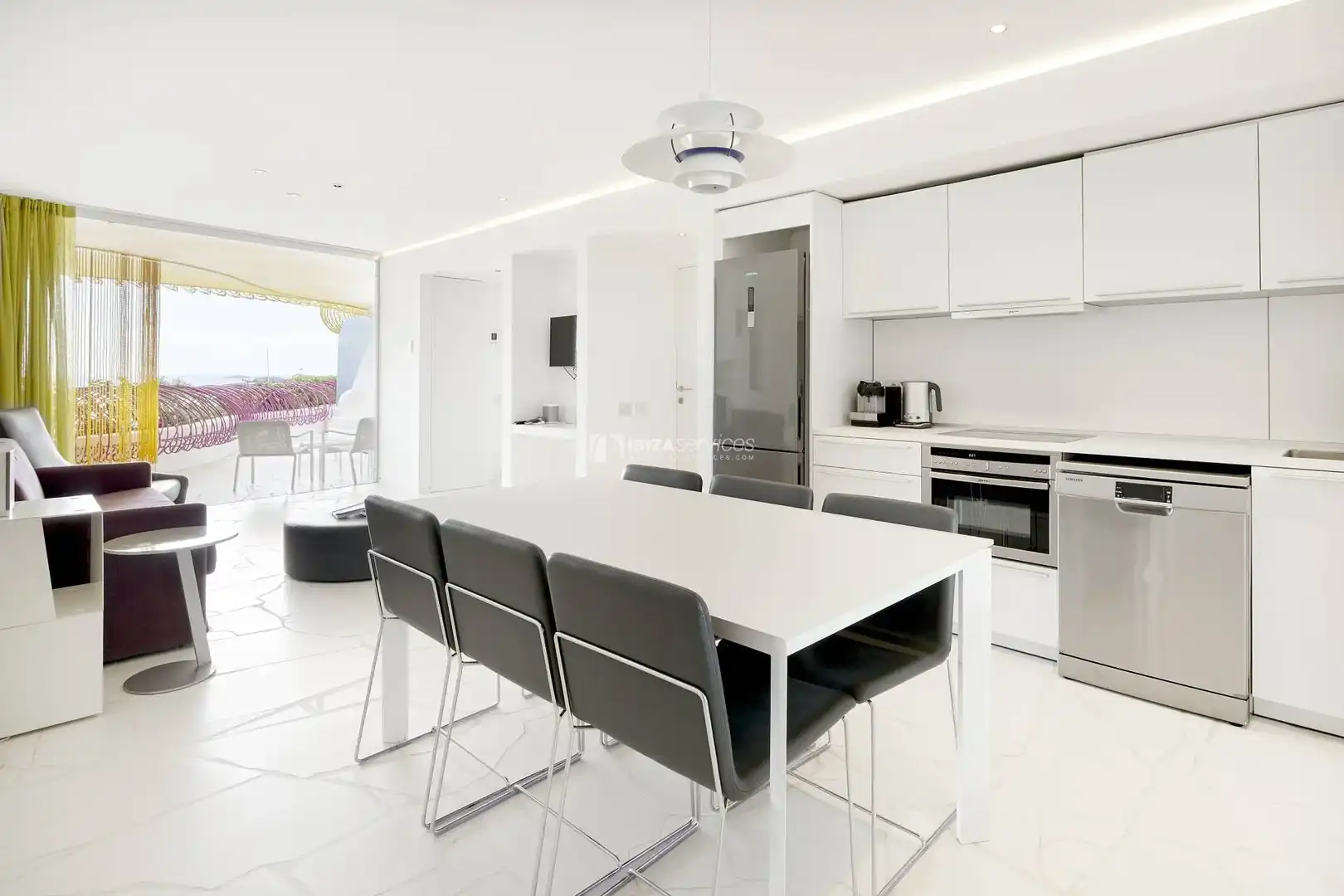Appartamento con piscina in affitto a Marina Botafoc - Platja de Talamanca, imagen 11