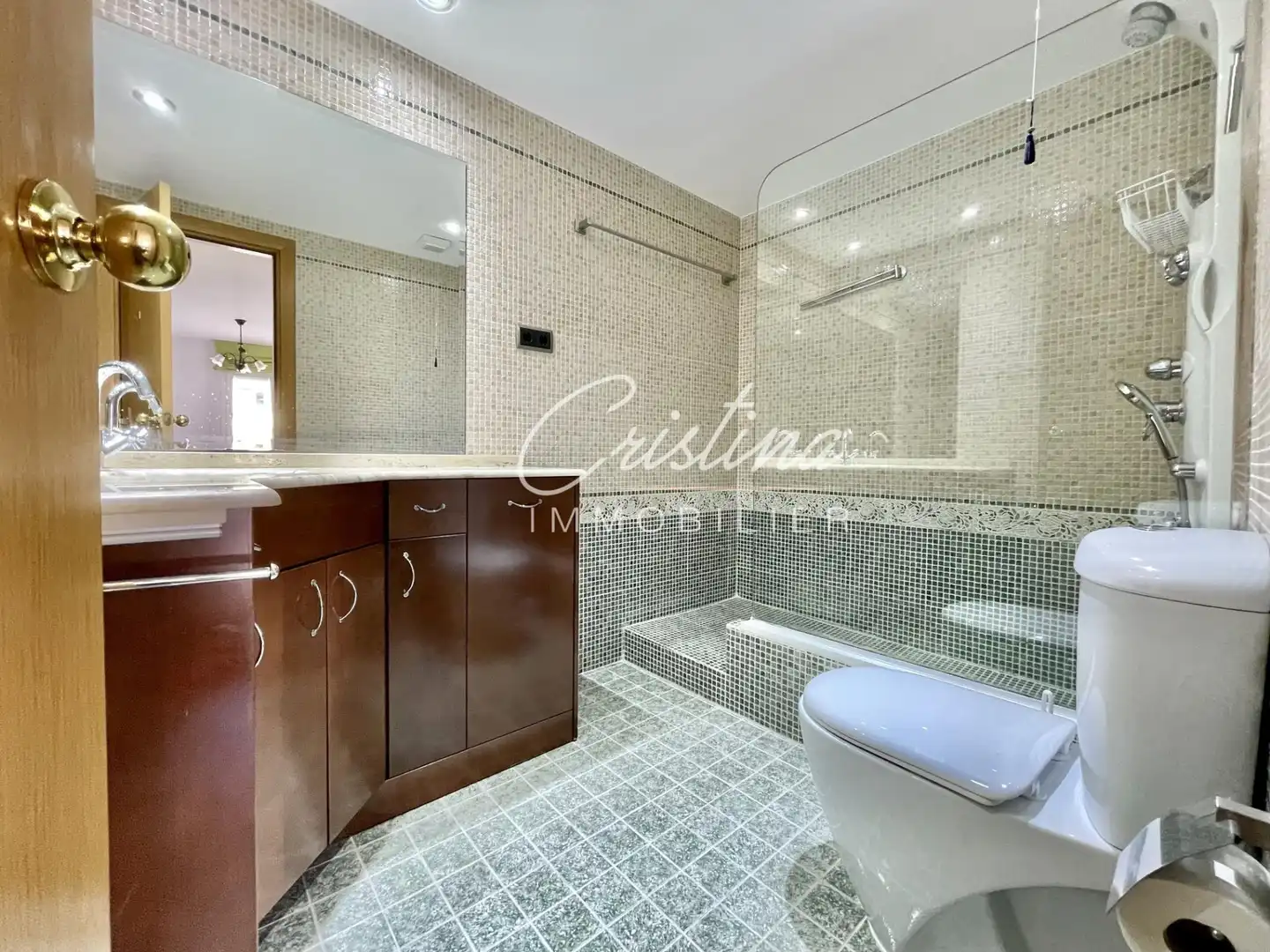 Badezimmer von Wohnungen zum Verkauf in Girona mit Heizung, Terrasse und Alarm