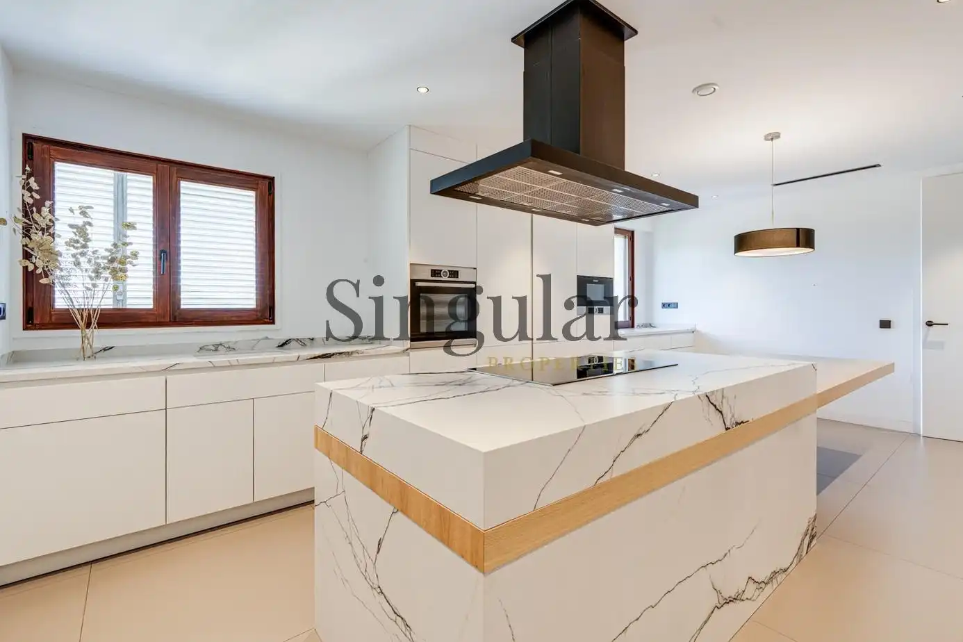 Kitchen of Flat for rent in Barcelona  with Heating, Private garden and Terrace