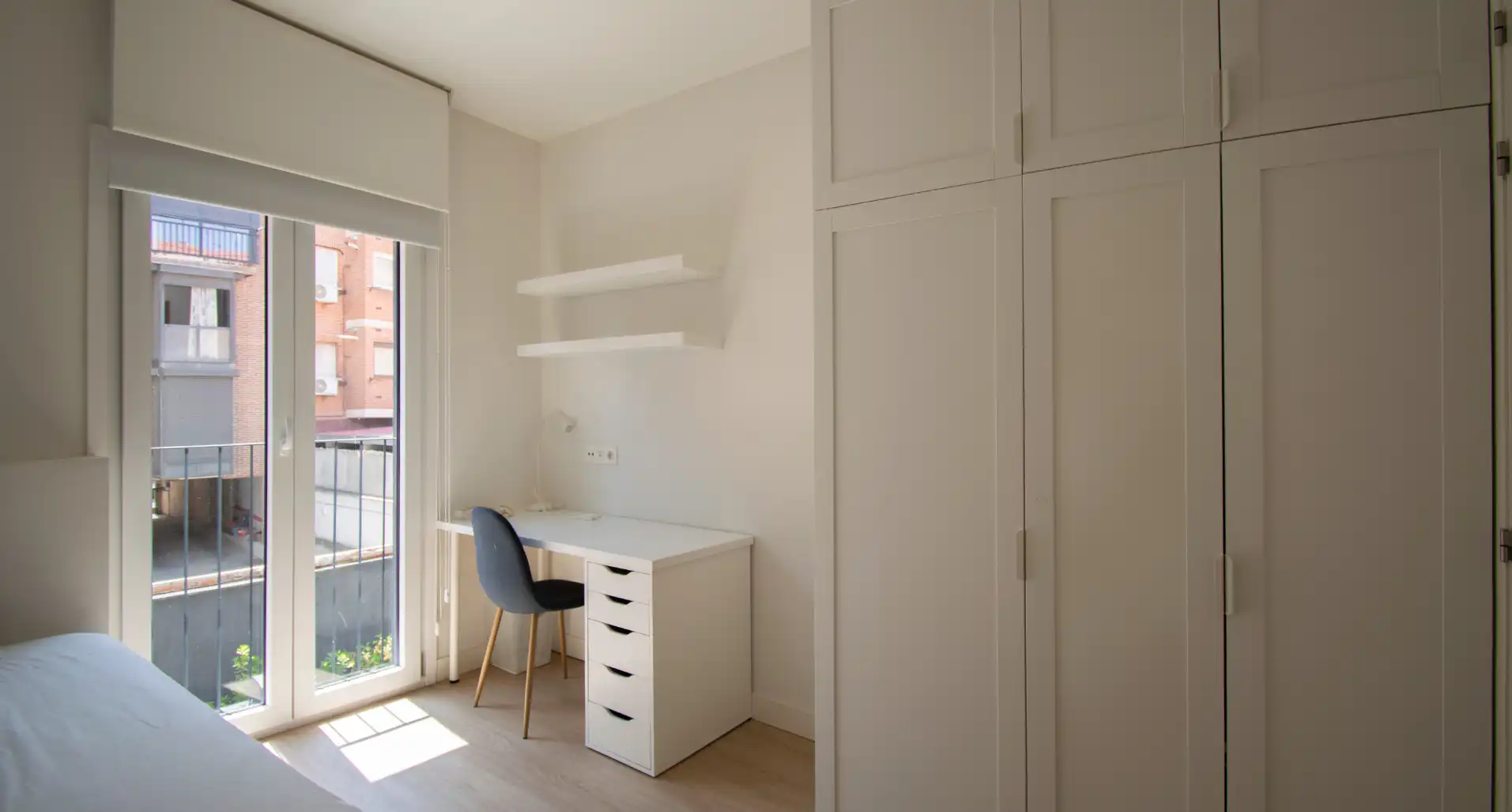 Dormitori de Casa o xalet per a compartir en Madrid amb Aire condicionat, Calefacció i Terrassa