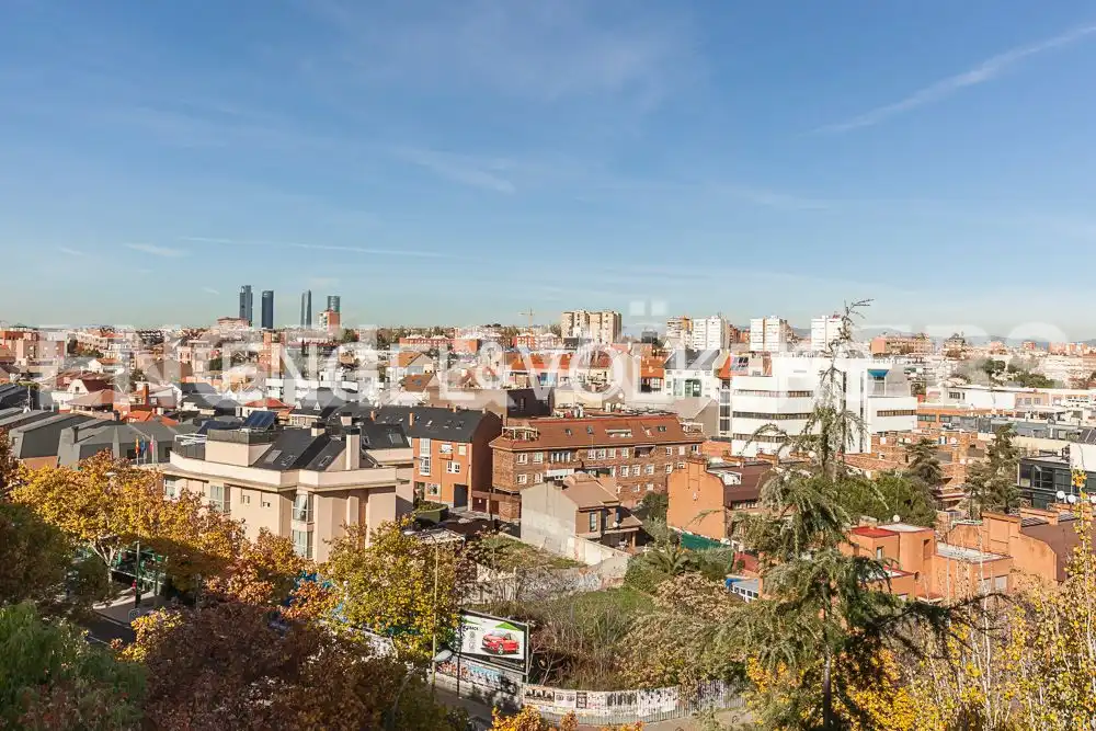 Exterior view of Houses for rent in Madrid  with Heating, Private garden and Terrace