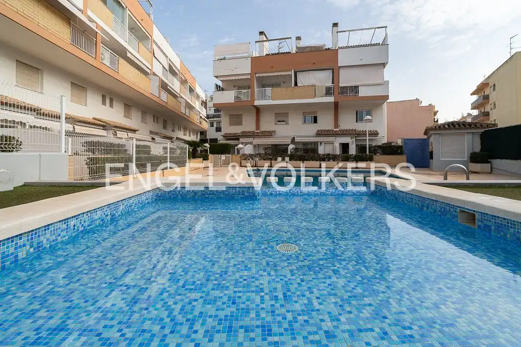 Piscina de Dúplex de lloguer en Jávea / Xàbia amb Aire condicionat, Calefacció i Jardí privat