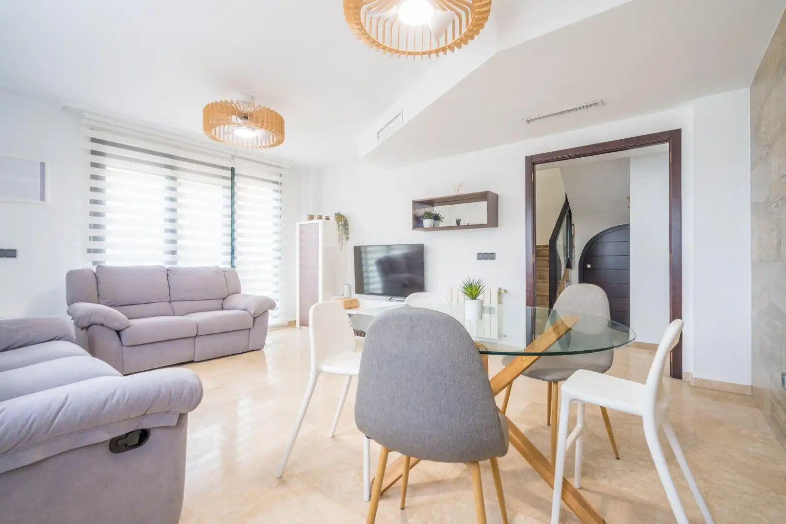Living room of Attic for sale in Tavernes de la Valldigna  with Air Conditioner, Heating and Terrace