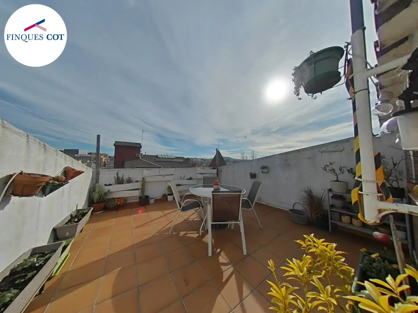 Exterior view of Flat for sale in Granollers  with Air Conditioner, Heating and Terrace