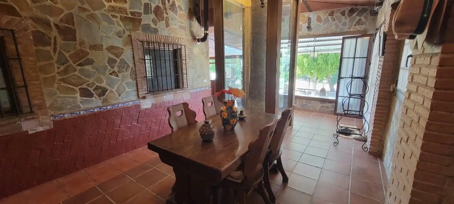 Menjador de Finca rústica en venda en Pizarra amb Aire condicionat, Calefacció i Piscina