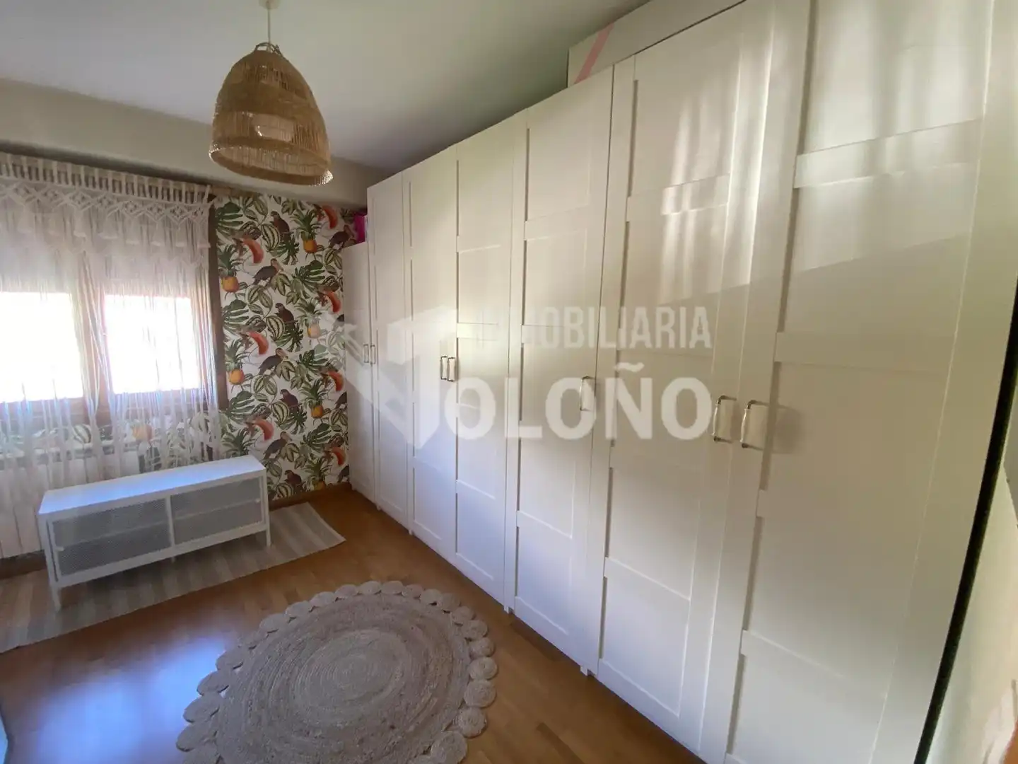 Dormitori de Casa adosada en venda en Leza amb Calefacció, Jardí privat i Parquet