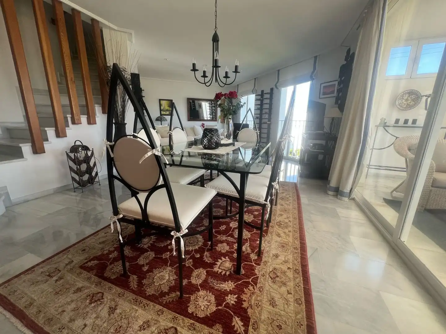 Esszimmer von Maisonette zum Verkauf in Estepona mit Klimaanlage, Terrasse und Abstellraum