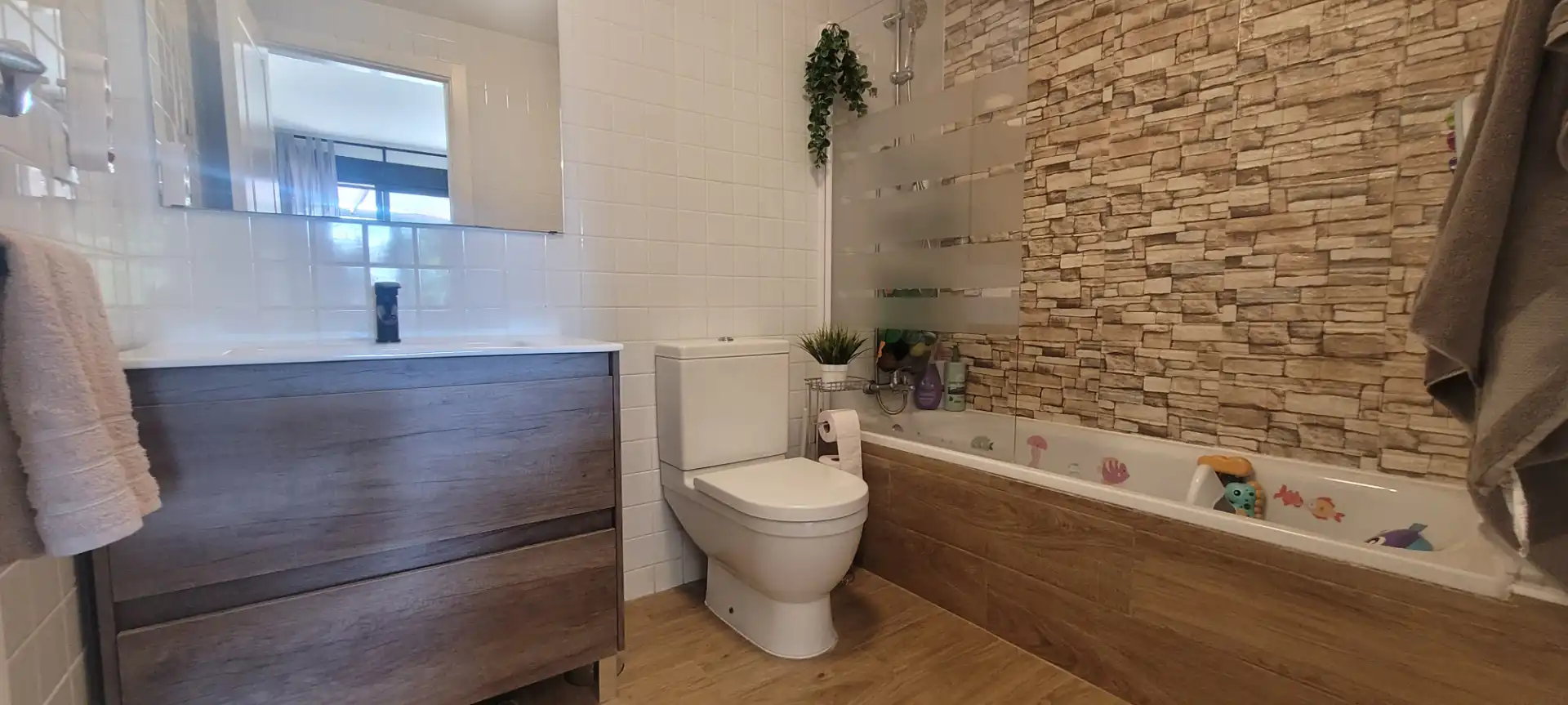 Bany de Apartament en venda en Murcia amb Aire condicionat, Calefacció i Jardí privat