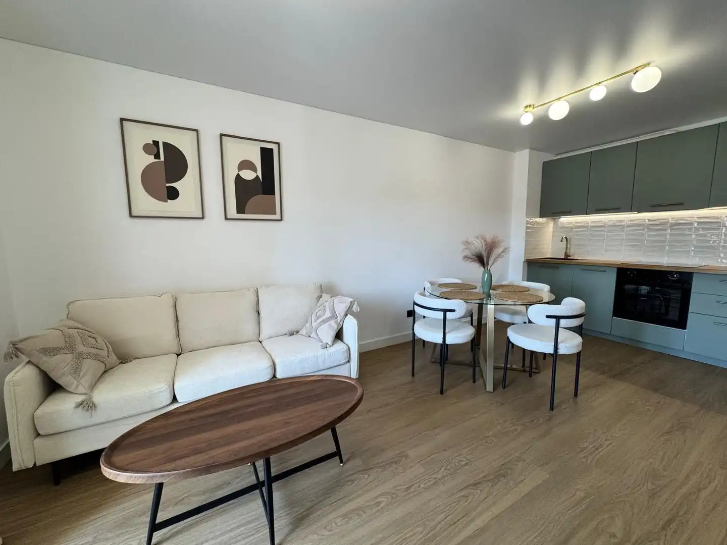 Sala d'estar de Apartament en venda en Pilar de la Horadada amb Aire condicionat, Calefacció i Moblat