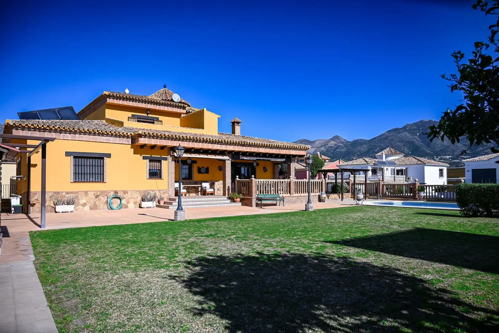 Garden of Country homes for sale in Mijas  with Air Conditioner, Heating and Terrace