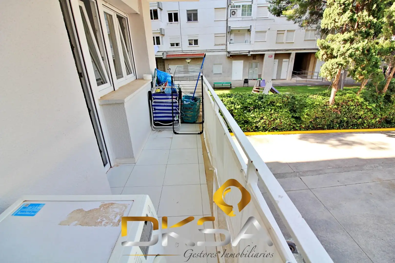 Exterior view of Flat for sale in Benicasim / Benicàssim  with Private garden, Terrace and Furnished