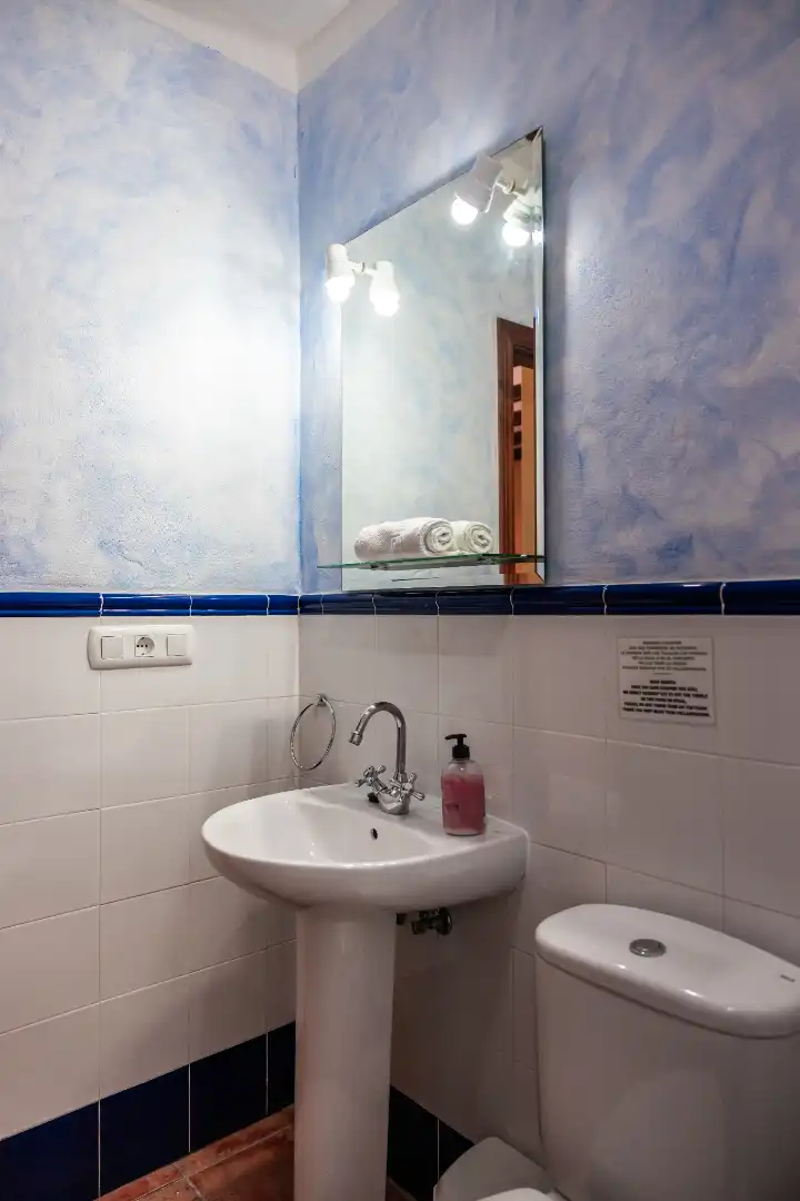 Baño de Finca rústica en venta en Montejaque con Aire acondicionado, Jardín privado y Terraza