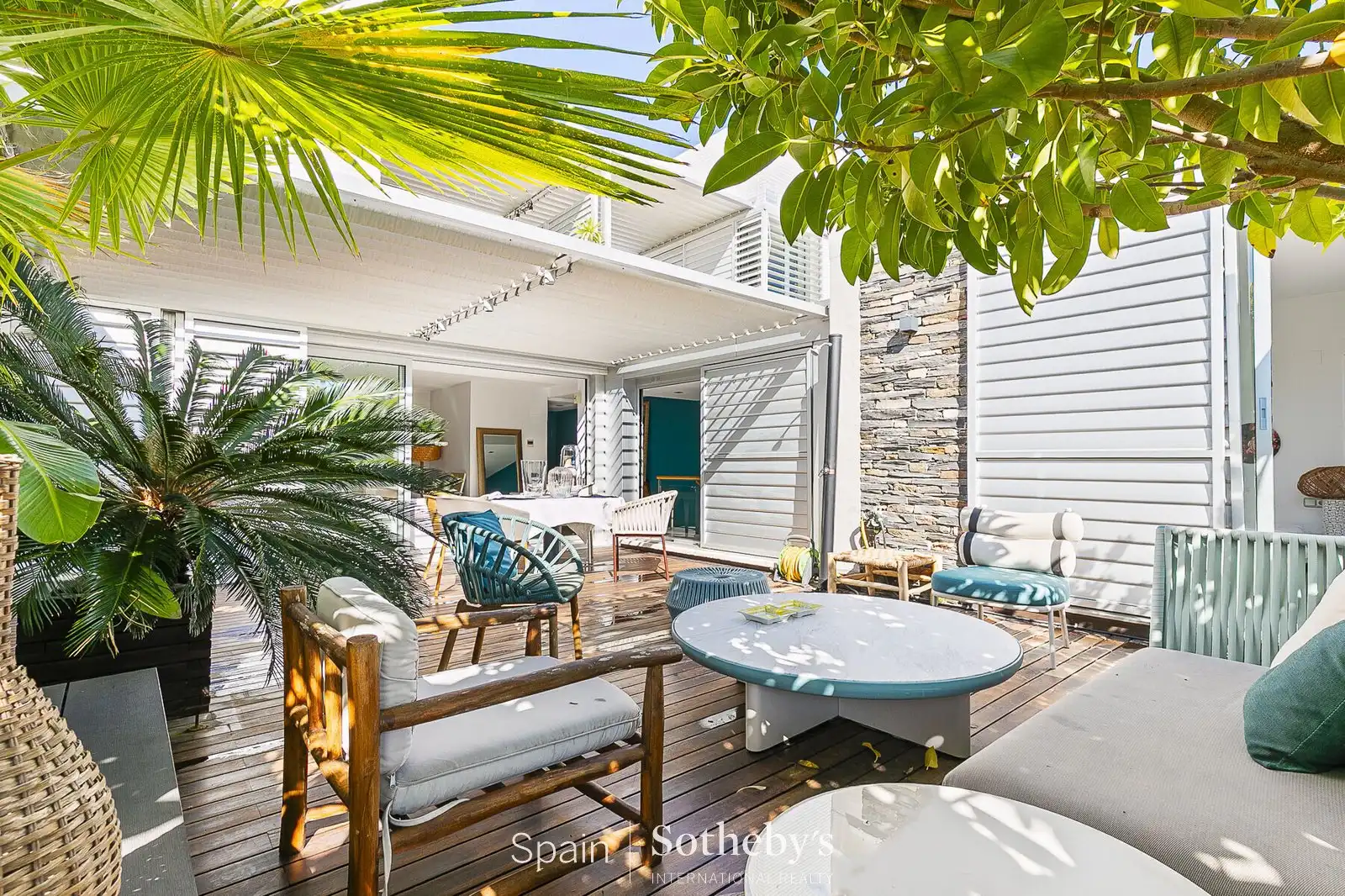 Terrasse von Wohnungen zum Verkauf in Sant Pere de Ribes mit Klimaanlage, Privatgarten und Terrasse