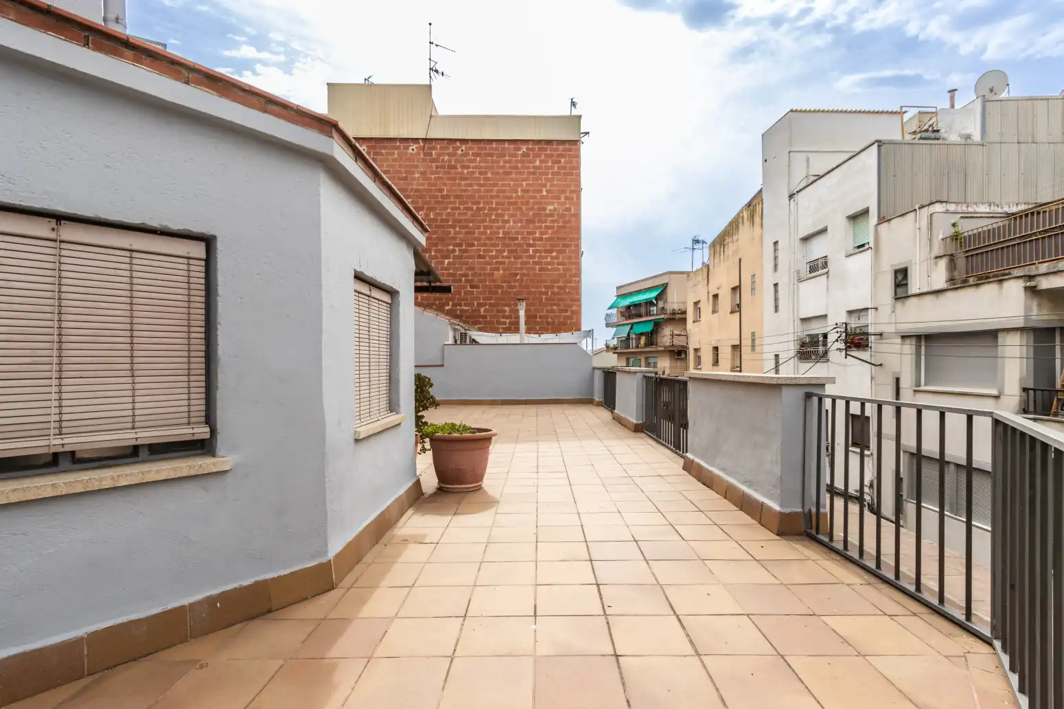 Terrassa de Casa adosada en venda en Terrassa amb Aire condicionat, Calefacció i Terrassa