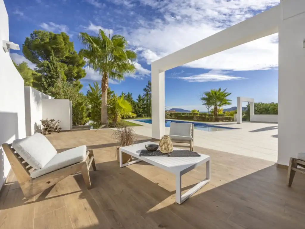 Terrace of Houses for sale in Jávea / Xàbia  with Air Conditioner, Terrace and Swimming Pool