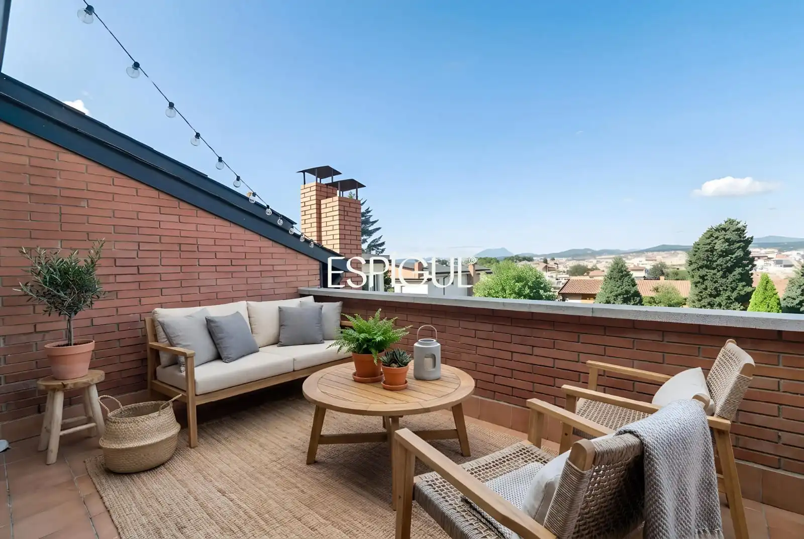 Terraza de Casa adosada en venta en Sant Cugat del Vallès con Aire acondicionado, Calefacción y Terraza